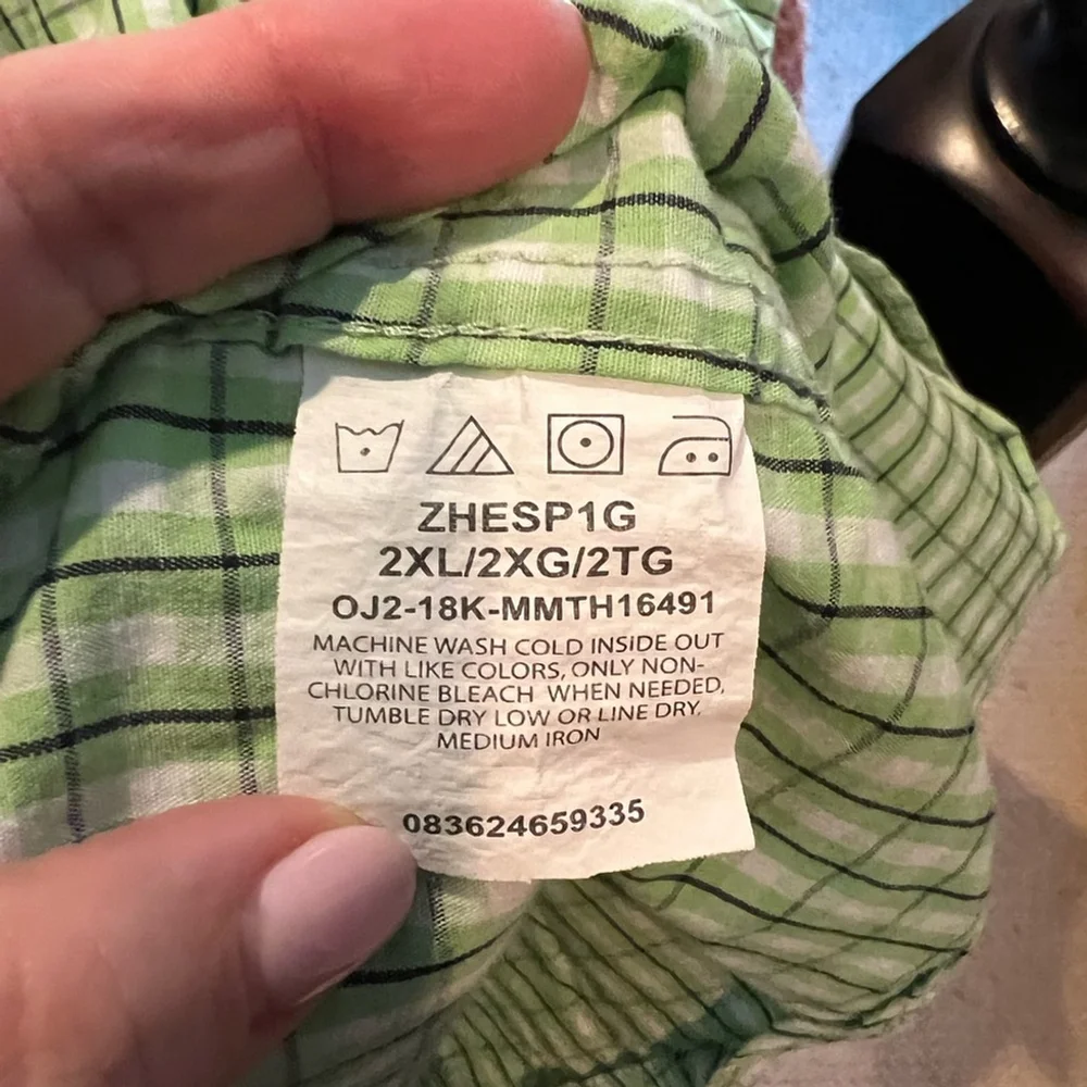 Wranglers authentics Men's Green Checkered Shirt
